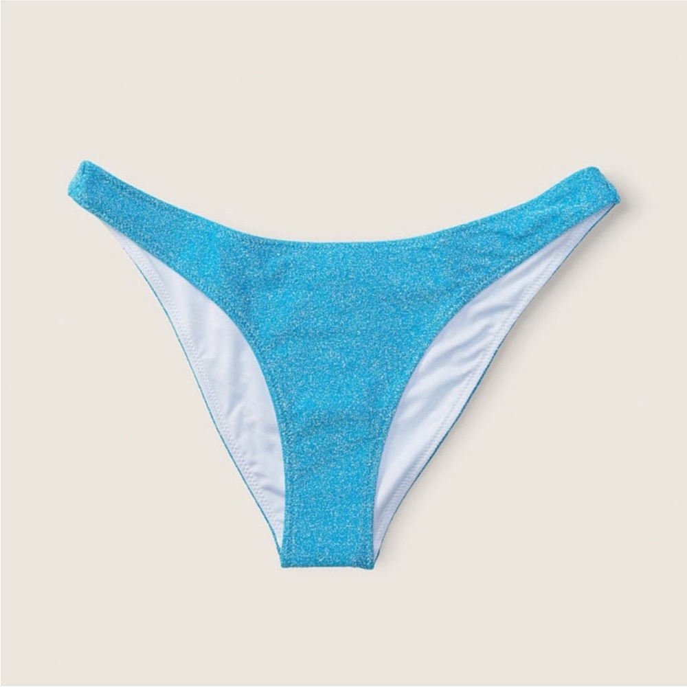 Blue Shimmer Bikini SET worn once no flaws